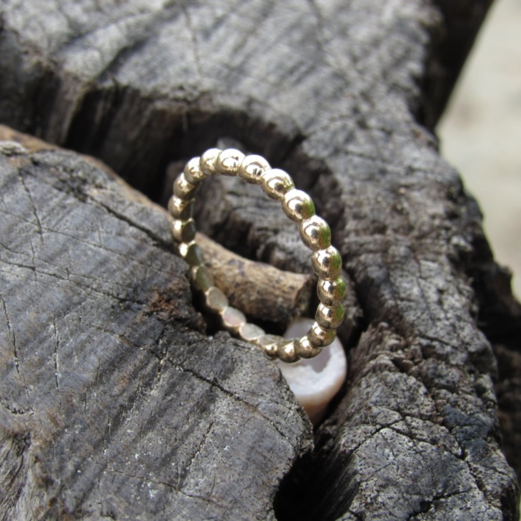 Wedding Ring For Women. 14k Yellow Gold Wedding Ring For Women. Wedding Band.